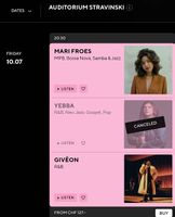 2x montreux tickets for  MARI FROES - GIVEON