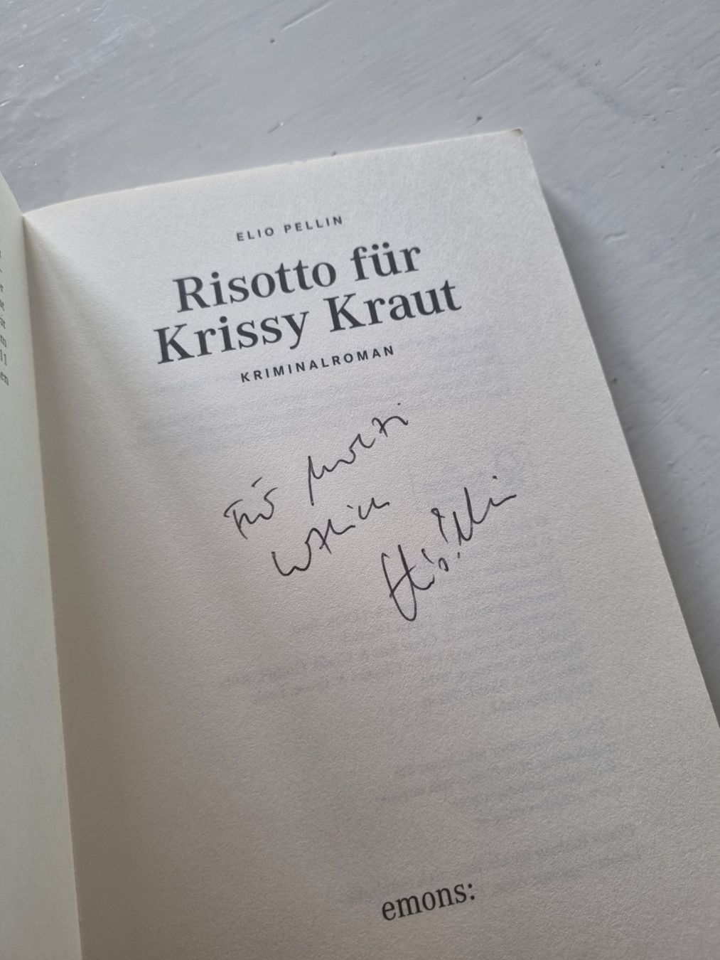 Bücher: Risotto für Krissy Kraut – Gebraucht aus Toffen von fan_tv5s 2