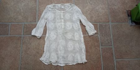 Blouse tunique Nile 100% soie S comme neuve valeur 229.-
