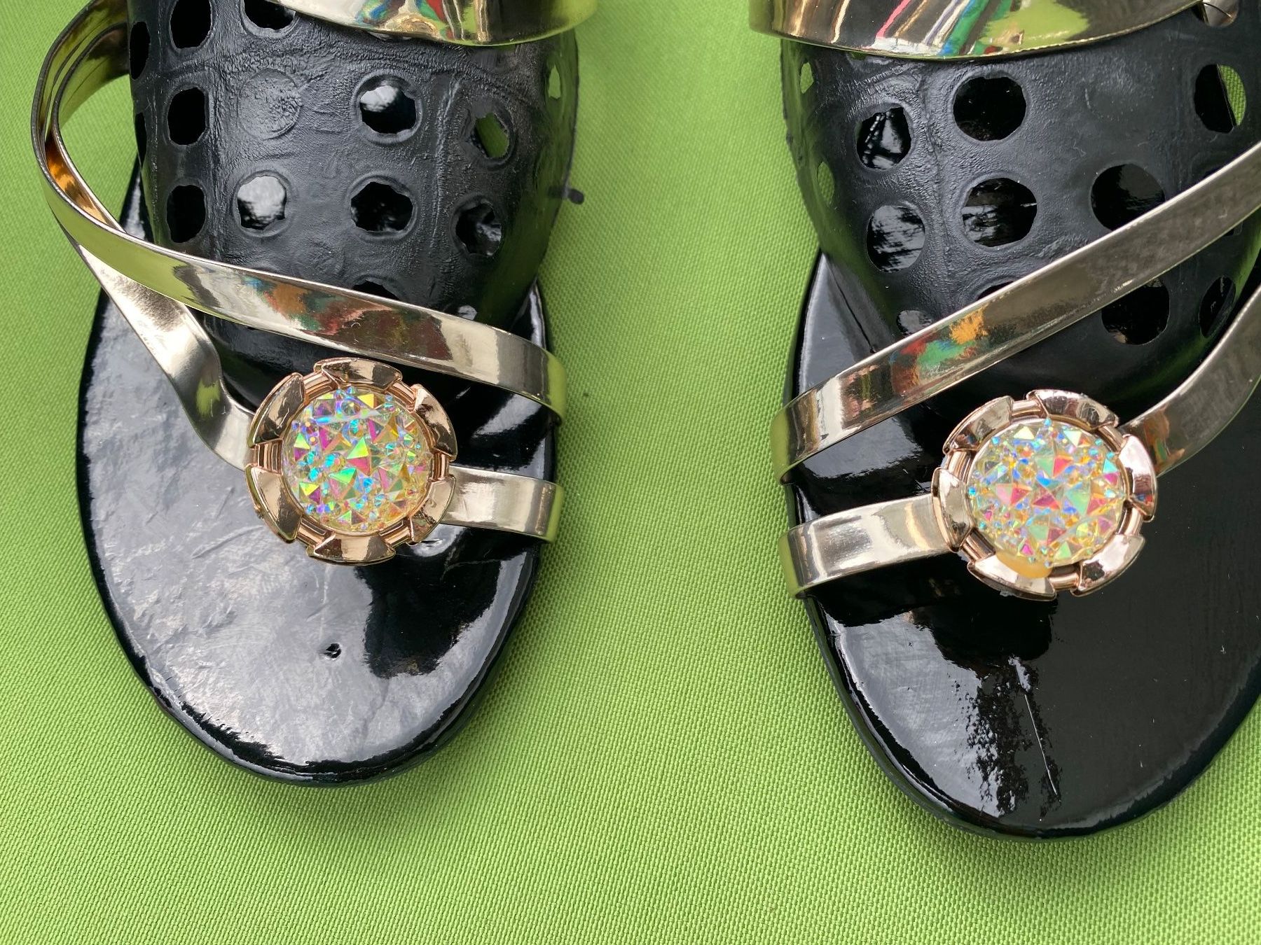 Chaussures femmes: SUMMERTIME - stylische Flip-Flops mit Décor, gold, 39 – Neuf (Voir description) à Winkel par ferrari2022 6