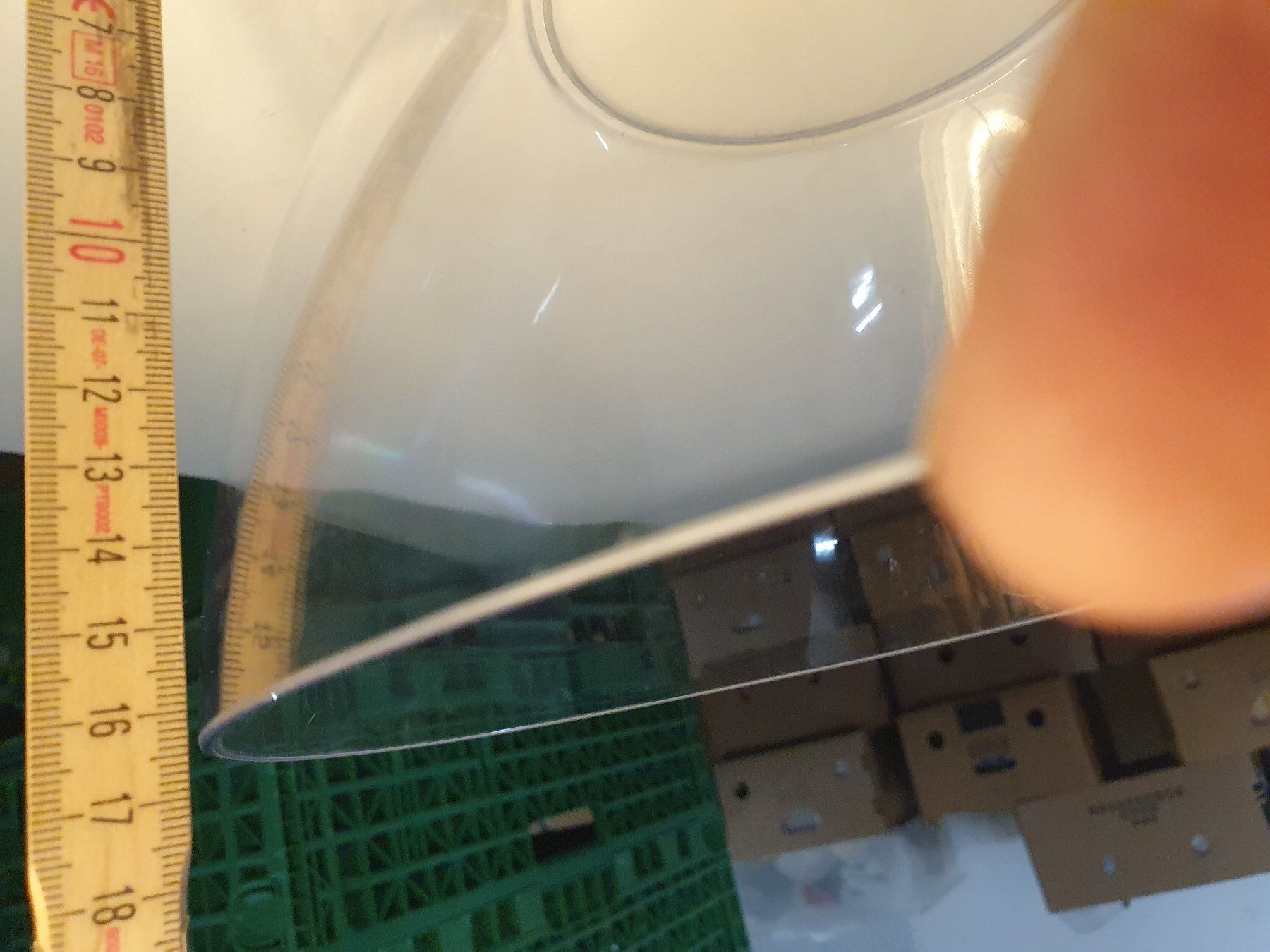Ciotole: Salatschüssel Kunststoff transparent 31 cm – Usato da Zürich venduto da loosebone 3
