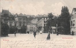 St.Gallen-Kornhausstrasse-Karte gelaufen 1901