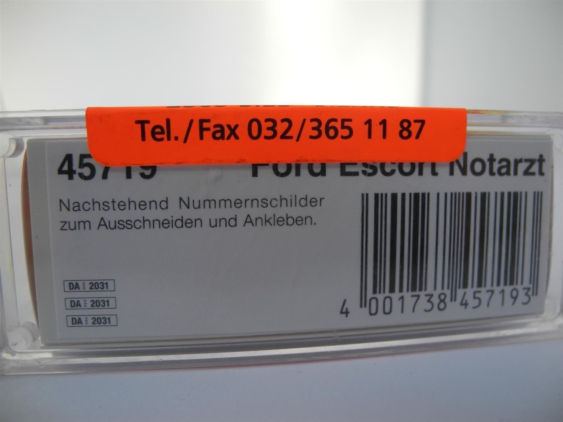 Busch Modellautos: Busch 45719 Ford Escort, Nr. R42 – Neu und originalverpackt aus Kottwil von Crazyrolf 2