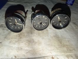 3x Mercedes Oldtimer Uhren VDO Kienzle 12V Auto Uhr im Set