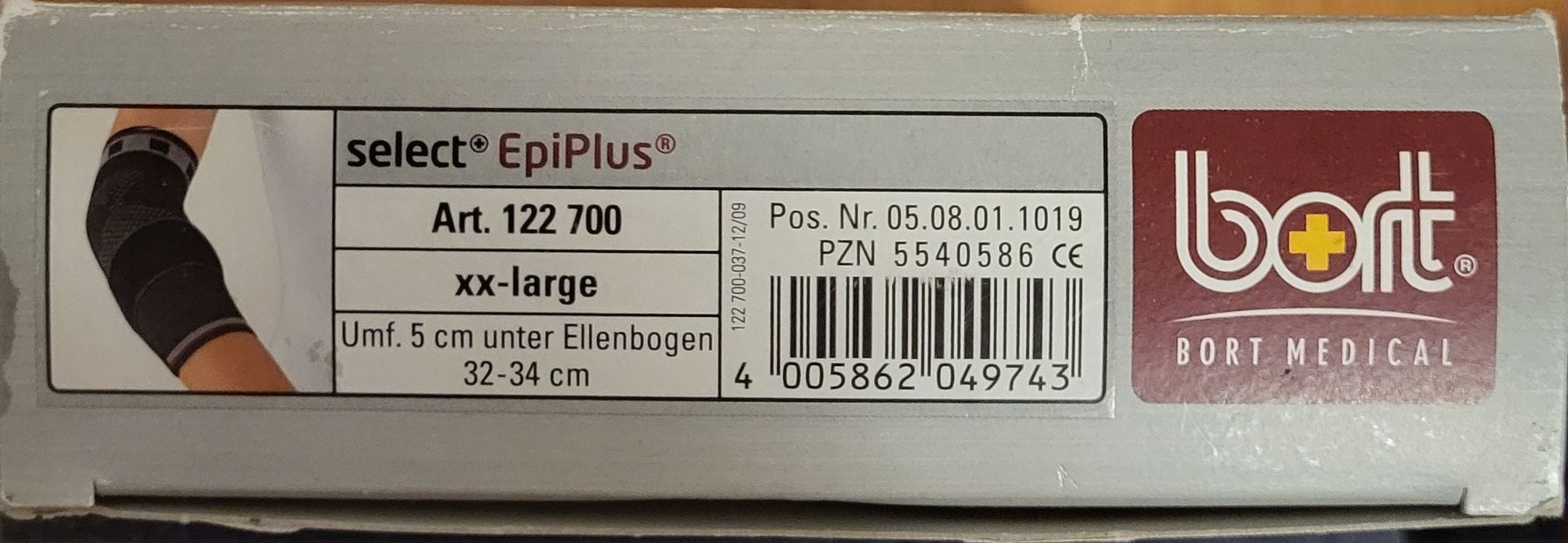Bort Medizinische Geräte: BORT select EpiPlus Ellenbogenbandage NEU&OVP – Neu und originalverpackt aus Biel/Bienne von Aare5 5