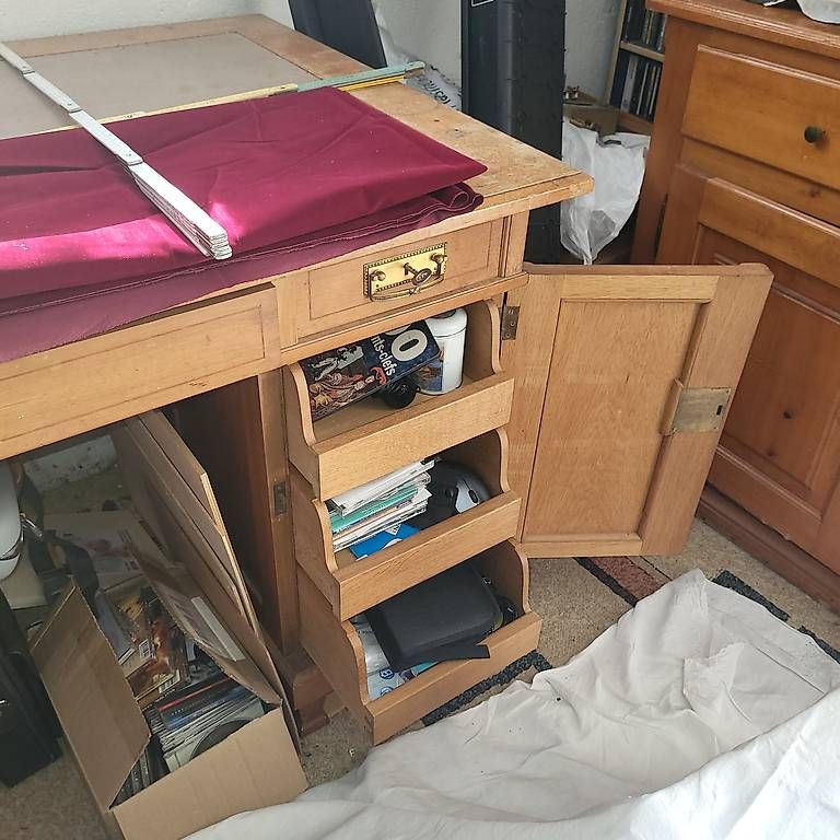 Bureaux: Bureau en chêne – D'occasion à Bussigny par DOC1030 4