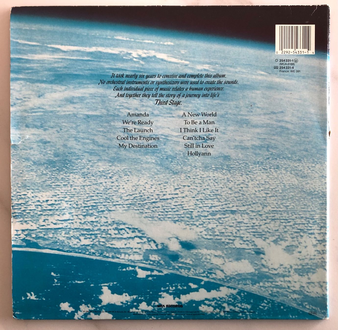 Dischi in vinile: BOSTON - THIRD STAGE – Usato da Poliez-Pittet venduto da Newtown-Records 1
