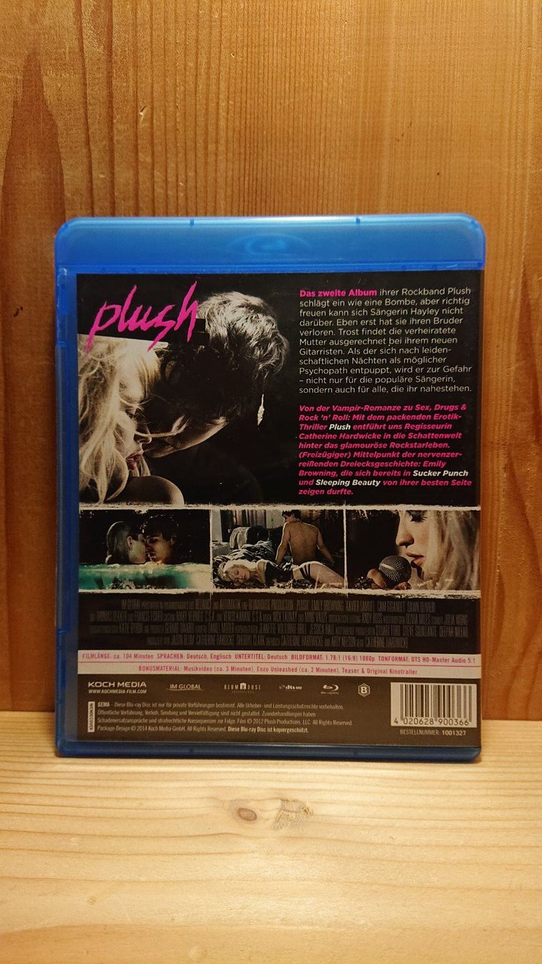 Tutti i DVDs: PLUSH Blu-Ray mit Emily Browning – Usato da Wilderswil venduto da Exebub 1