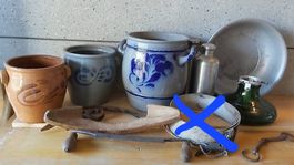Antike Gefässe und Geräte pro Stk ab 