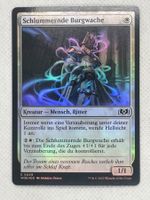 Seltene Magic Karte: Schlummernde Burgwache Foil