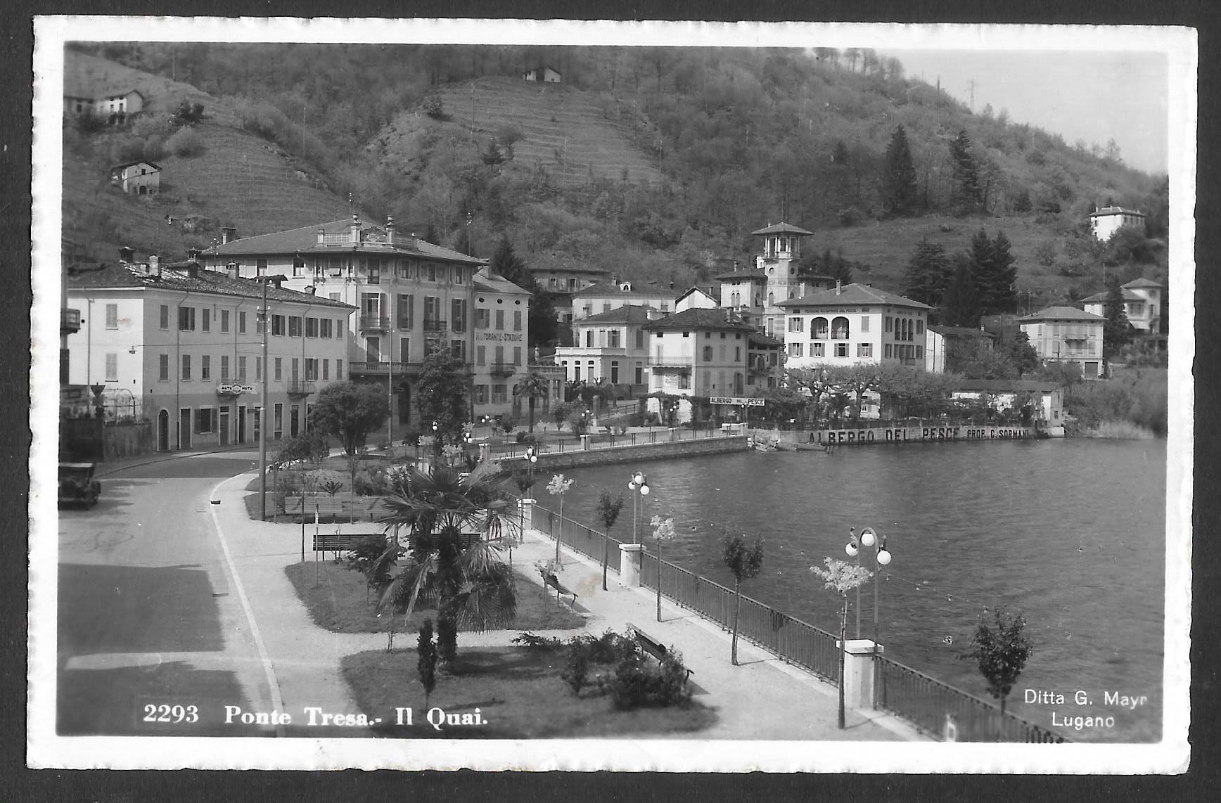 Cartoline postali: Ponte Tresa Il Quai – Usato da Olten venduto da clotaldi
