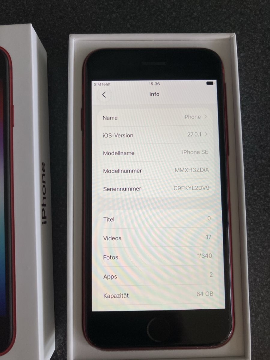 Apple Handys / Smartphones: iPhone SE, Red, 64GB 2022 – Gebraucht aus Basel von Fisterra1314 6