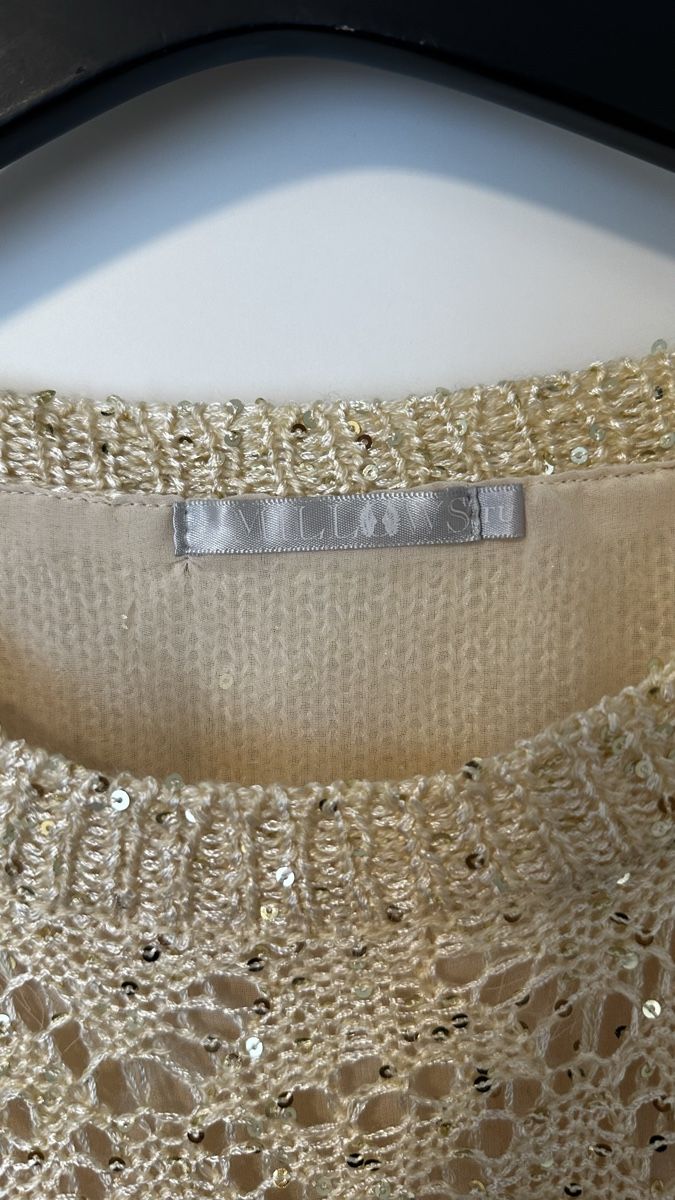 Pullover & Sweatshirts: Glitzerpulli mit Rücken-Ausschnitt Gr. TU (Einheitsgrösse) – Neu (gemäss Beschreibung) aus Eglisau von Brewster1 2