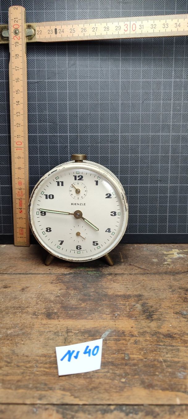 Kienzle Wecker: Wunderschöner alter Wecker Nr40 Kienzle – Gebraucht aus Gelterkinden von MYSTOREFORYOU4460 8