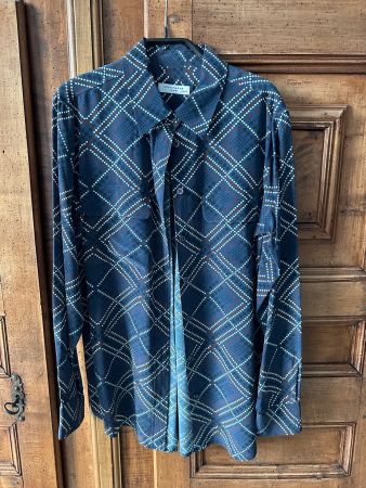 Original Equipment Femme Seidenbluse, gemustert, Gr. XS