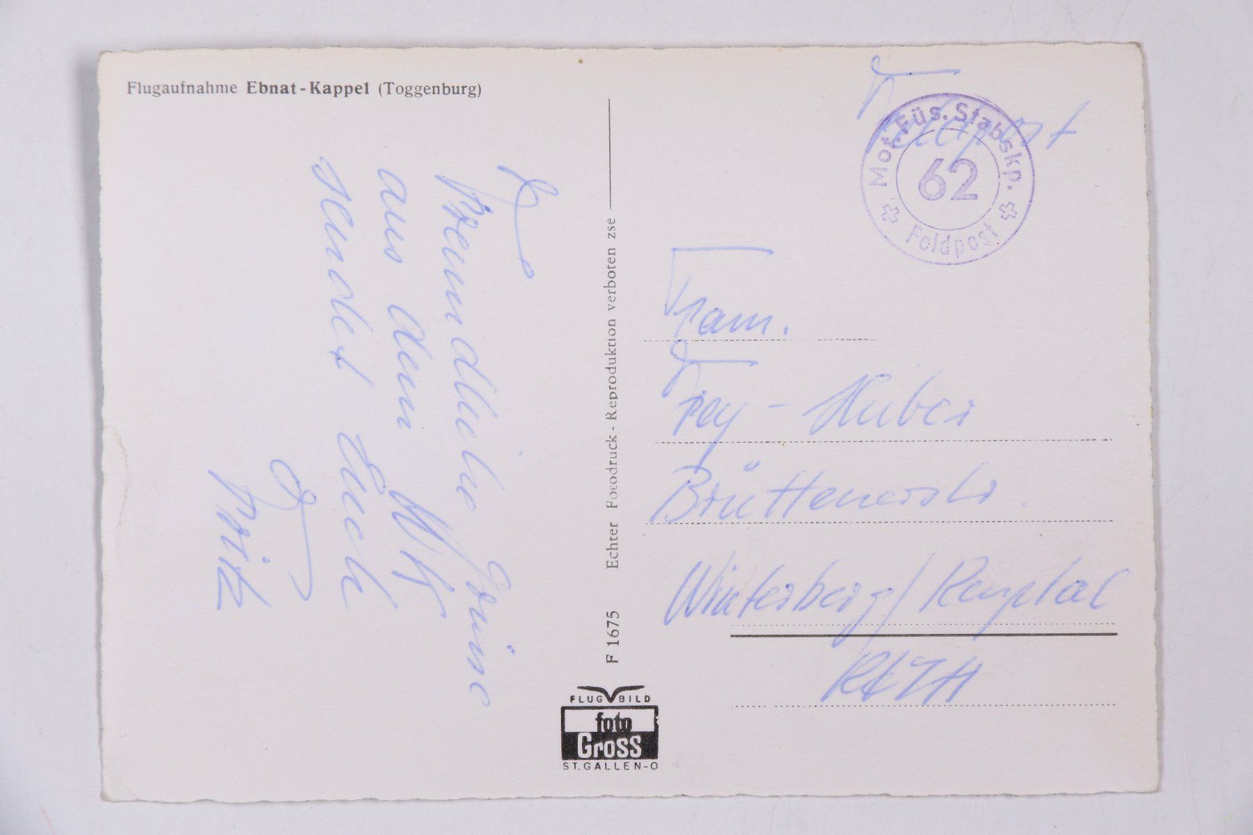 Cartoline postali: Flugaufnahme Ebnat-Kappel – Usato da Hettlingen venduto da Scholi99 1