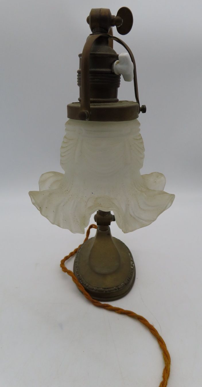 Lampen: Antike Jugendstil-Tischlampe – Gebraucht aus Reinach BL von WBZ-Flohmarkt 5