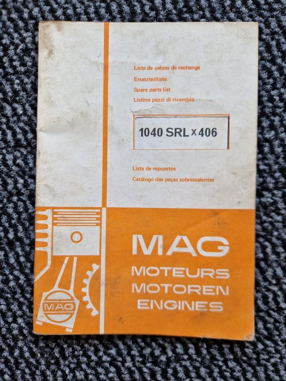 Original Ersatzteilliste MAG Motor 1040 SRL Kaufen auf Ricardo