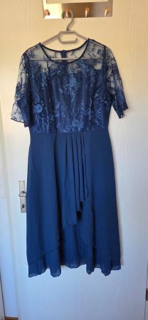 Damenkleid blau XL