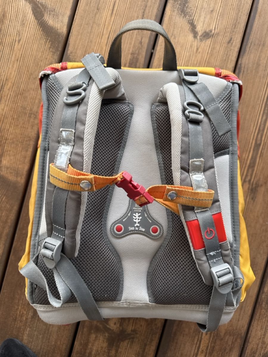 Step by Step Kindertaschen: Schulranzen Set Step by Step bunte Blumen mit Beleuchtung – Gebraucht aus Niederlenz von Abume 3