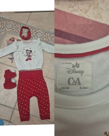 Baby Set Disney C&A Minnie Mouse Grösse 74 gebraucht