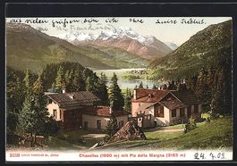 Chasellas, Ortsansicht mit Piz della Mar
