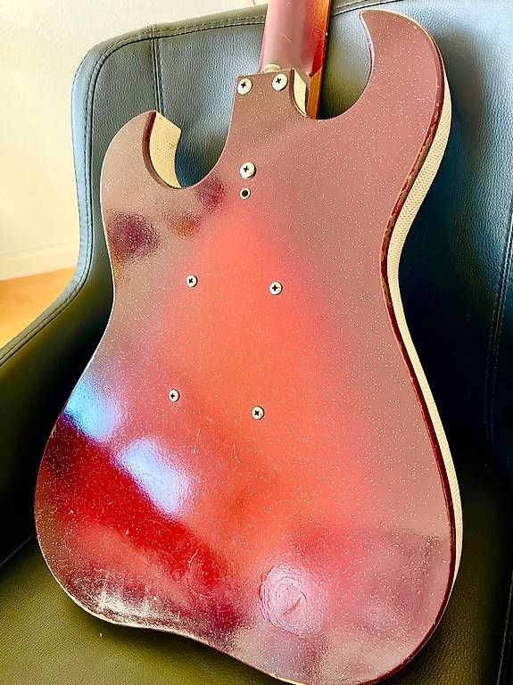 Strumenti musicali: VINTAGE Silvertone 1449 Red Sparkle 1963 – Usato da Erlinsbach SO venduto da Abussi89 2