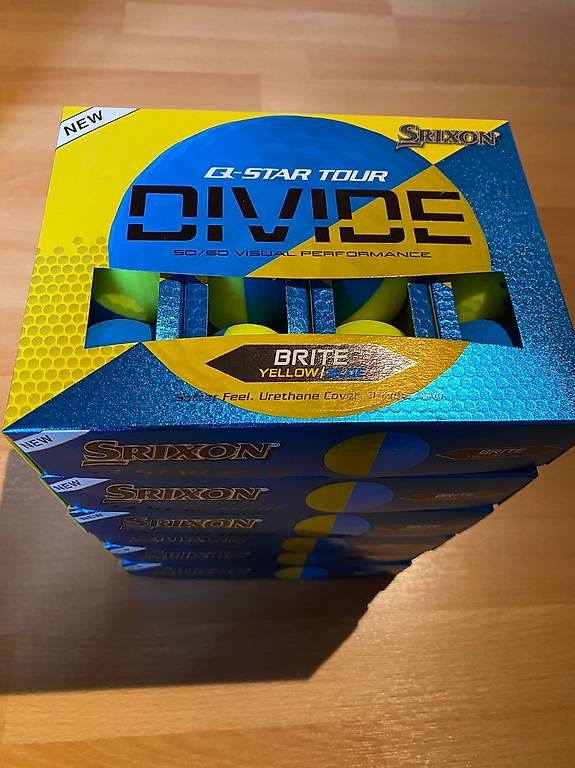 Srixon Palloni: Neue Golfbälle Srixon Q-Star Tour Divide – Nuovo e nell'imballaggio originale da Aarberg venduto da GolFamin 3
