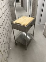 Servierwagen Chromstahl