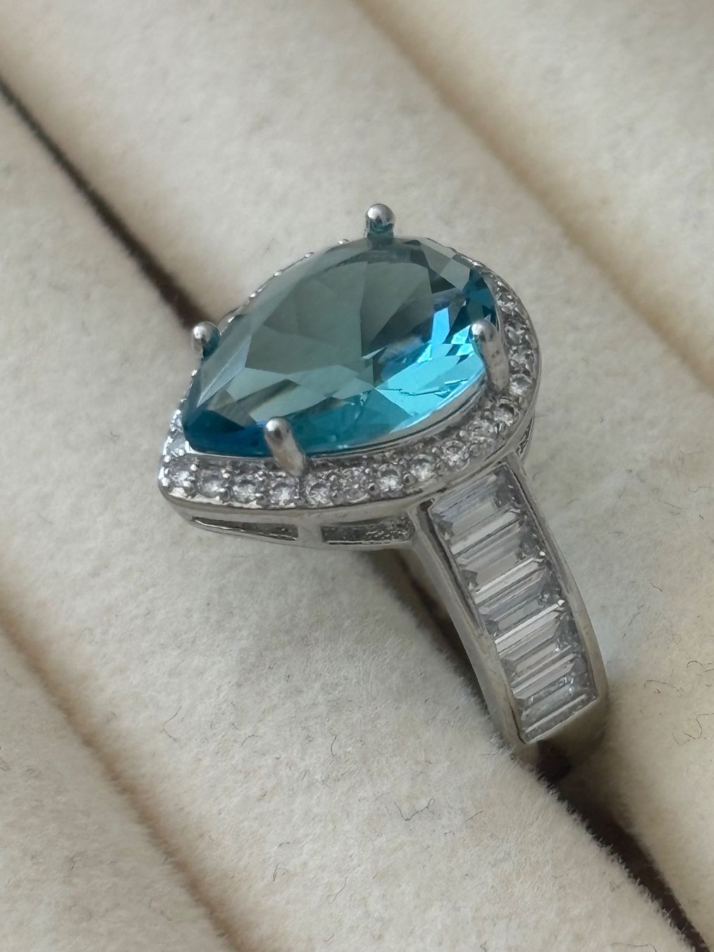 Ringe: Luxus Elegante Gr.19/9 Ring Farbe: Silber /Blau – Neu (gemäss Beschreibung) aus Biel-Bienne von Roserosse13 5