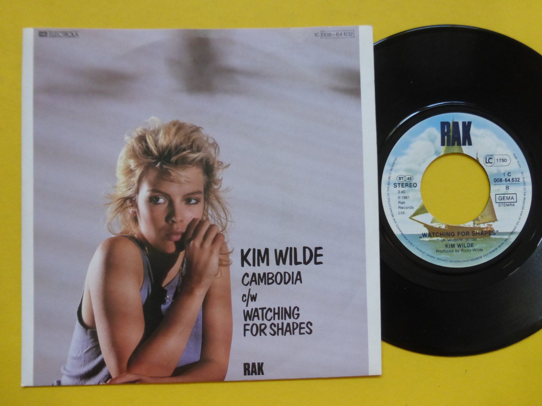 Schallplatten: Kim Wilde – Cambodia – Gebraucht aus Zürich von Swiss57
