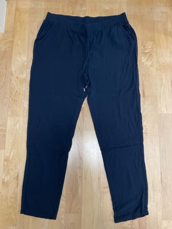 Damen Hose Chicoree dunkelblau Gr. S 36 Neu 100% Viskose