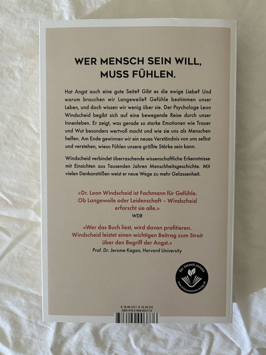 Livres: Buch Besser Fühlen von Dr. Leon Windscheid neu – Neuf (Voir description) à Gondiswil par shaenu 1