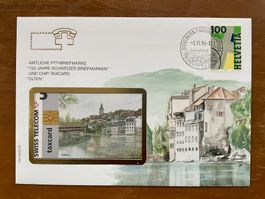 Taxcard Olten im Sammelkuvert