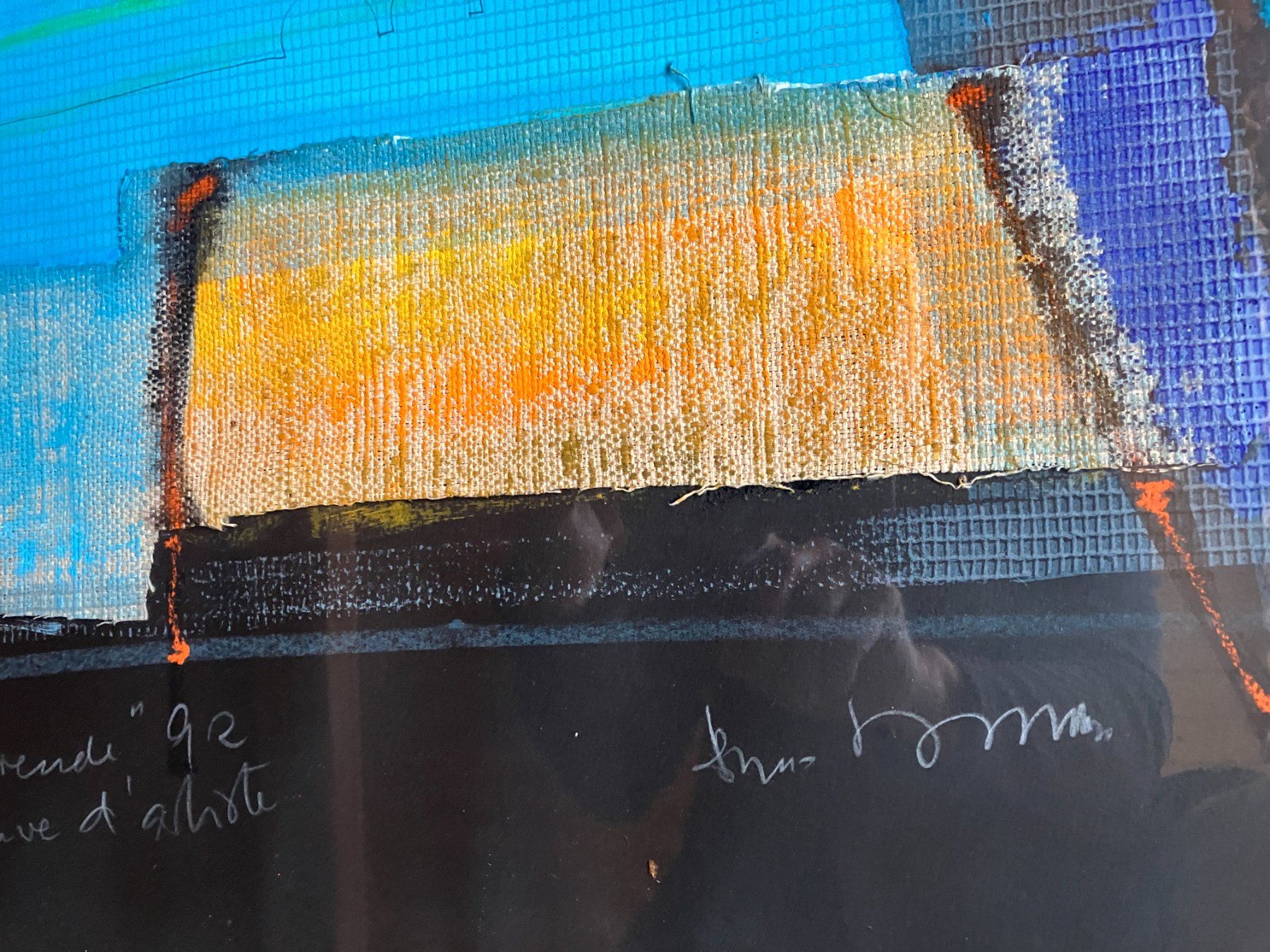 Gemälde: Collage, signiert – Gebraucht aus Männedorf von Amleto3 2