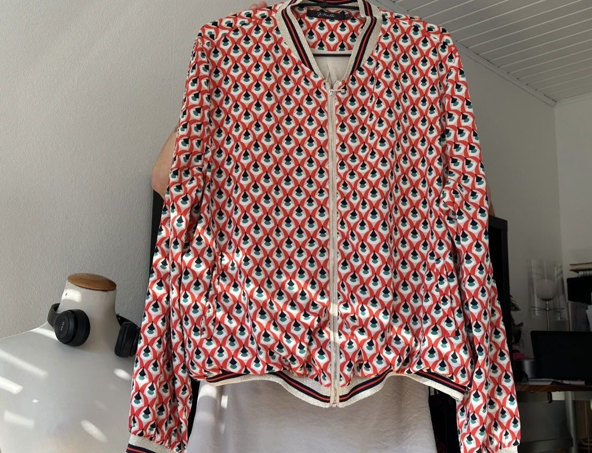 Jacken: Veste bomber A.Belle imprimée multicolore taille 44 – Neu (gemäss Beschreibung) aus Moutier von Happyvidedressing