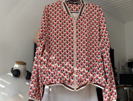 Veste bomber A.Belle imprimée multicolore taille 44