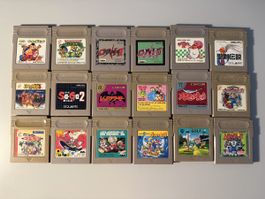 Game Boy Spiele 18 Stueck guter Zustand