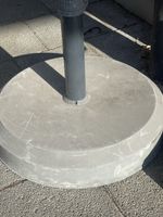 Sonnenschirmständer Beton achteckig gebraucht