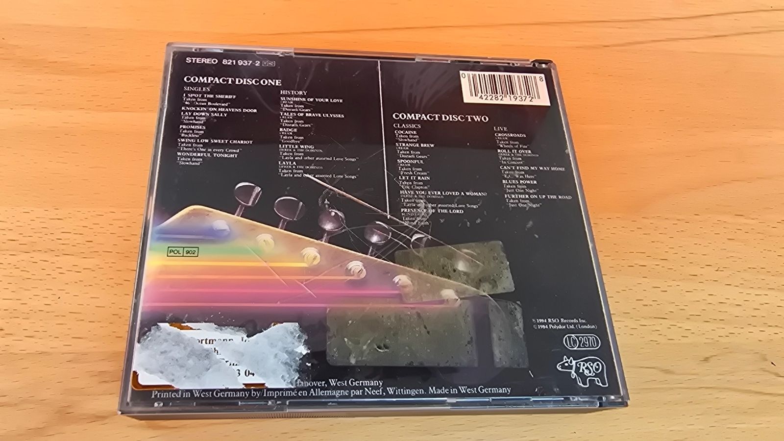 CDs: Eric Clapton Backtrackin' CD guter Zustand – Gebraucht aus Winznau von banditgsf 4