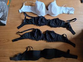 4 x Damen BH Büsten Halter wohl 80C