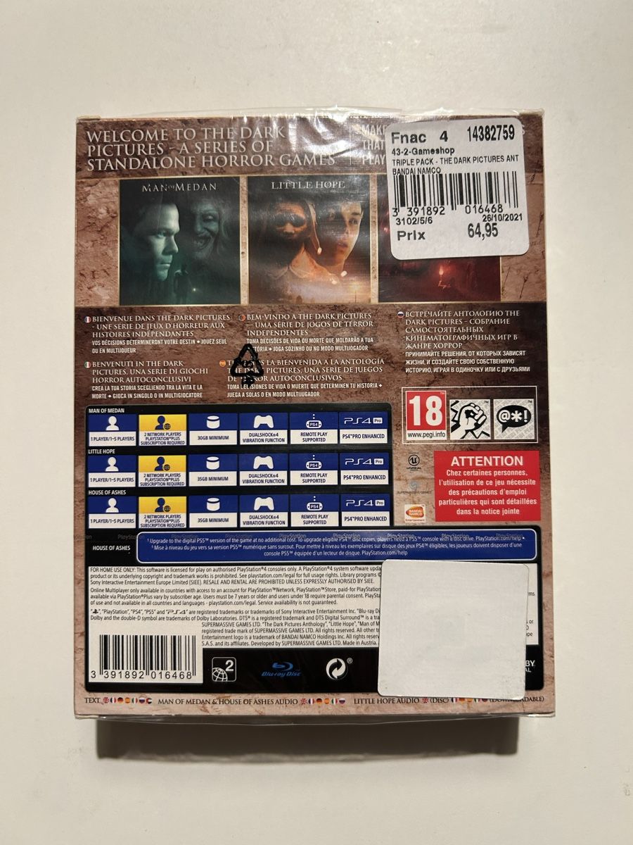 Giochi: The Dark Pictures Anthology Collection – Nuovo (secondo la descrizione) da Pully venduto da PongDayOne 1