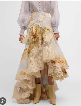 Zimmermann Runaway Elegant Skirt [Rrp$1950]