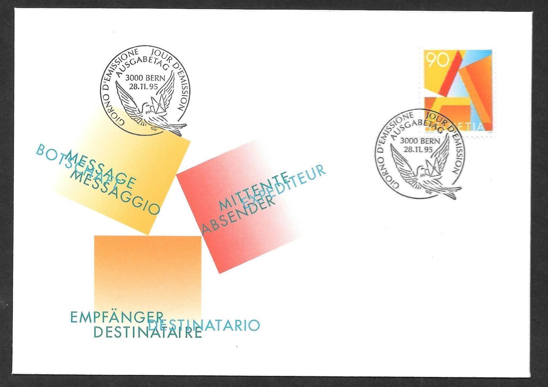 Tous les timbres: FDC 887 Einzelausgabe A-Post ET 28.11.1995 – Neuf (Voir description) à Olten par clotaldi