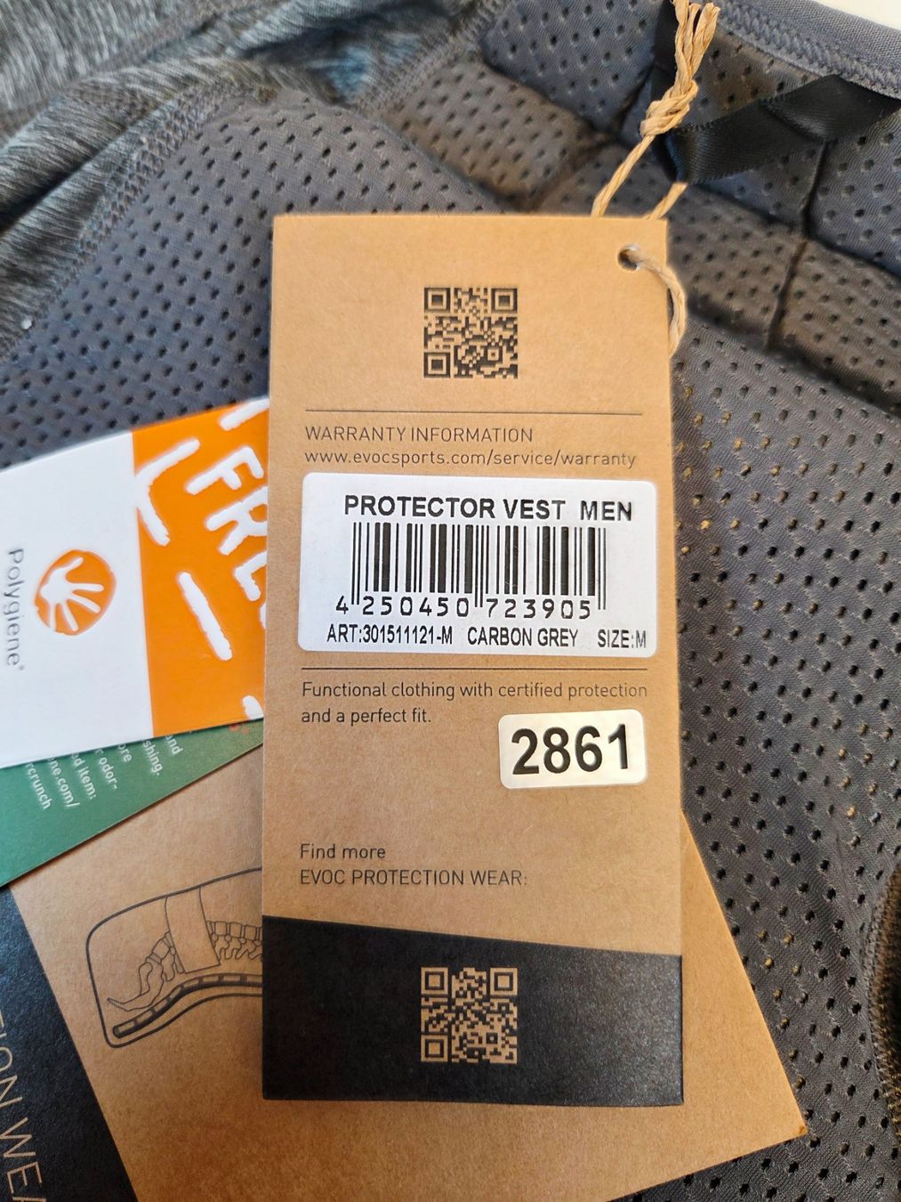 Evoc Protections: Evoc Protector Vest Herren Rückenprotektor Gr. M – Neuf avec emballage d'origine à Braunau par Brand-Store 5