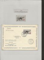1944 Flugpost Brief + Marke Stempel Zürich Lausanne 20.IX.44