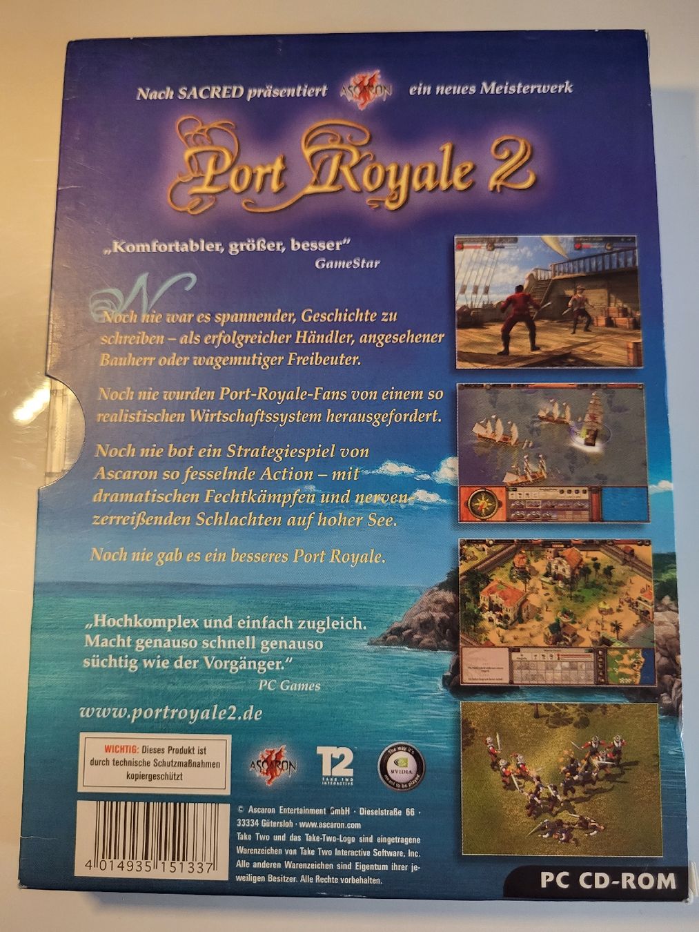 Giochi: Port Royale 2 - Jeu PC - Edition Collector Box - CiB – Usato da Conthey venduto da Th3gr4yf0x 4