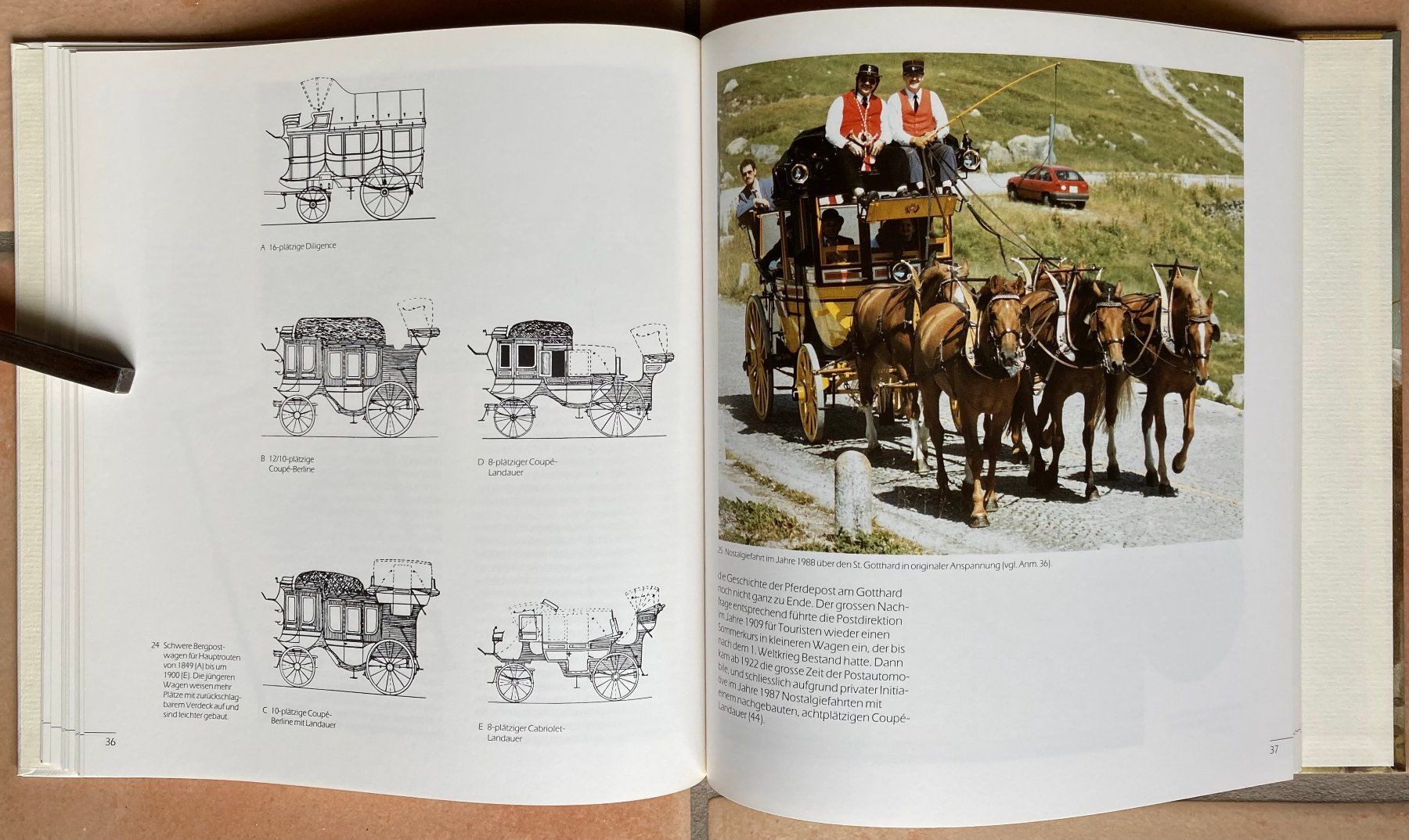 Libri: Der Gotthard-Postwagen - Andres Furger – Usato da Versoix venduto da Decapod 7