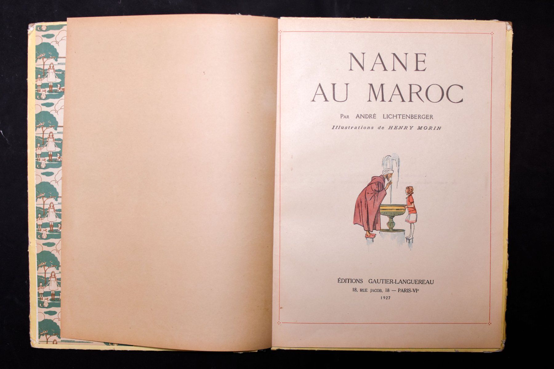 Libri: Nane au Maroc (1927) – Usato da Belmont-sur-Yverdon venduto da bichet02 2