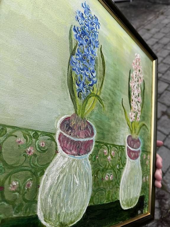 Dipinti: Schöne Blumen Ölgemälde  – Usato da Seuzach venduto da Wolf936 3
